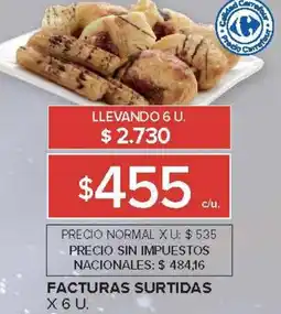 Carrefour Facturas surtidas oferta