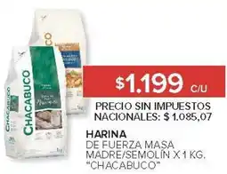 Carrefour Chacabuco harina de fuerza masa madre/semolín oferta
