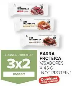 Carrefour Not protein barra proteica v/sabores oferta