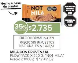 Carrefour Not mila mila con provenzal flow oferta