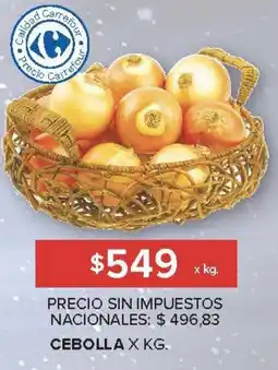 Carrefour Cebolla oferta