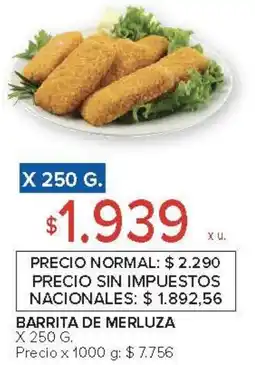 Carrefour Barrita de merluza oferta