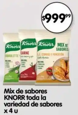 Supermercados Buenos Días Knorr mix de sabores toda la variedad de sabores oferta