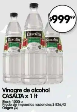 Supermercados Buenos Días Casalta vinagre de alcohol oferta