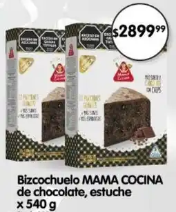 Supermercados Buenos Días Mama cocina bizcochuelo de chocolate, estuche oferta