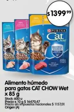 Supermercados Buenos Días Cat chow wet alimento húmedo para gatos oferta