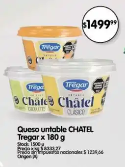 Supermercados Buenos Días Chatel queso untable tregar oferta