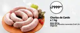 Supermercados Buenos Días Chorizo de cerdo oferta