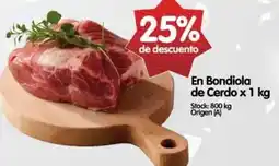 Supermercados Buenos Días En bondiola de cerdo oferta