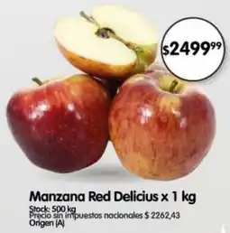 Supermercados Buenos Días Red delicius manzana oferta