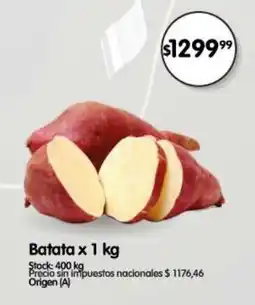 Supermercados Buenos Días Batata oferta