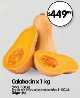 Supermercados Buenos Días Calabacin oferta