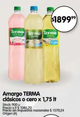 Supermercados Buenos Días Terma amargo clásicos o cero oferta