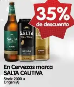 Supermercados Buenos Días Salta cautiva en cervezas marca oferta