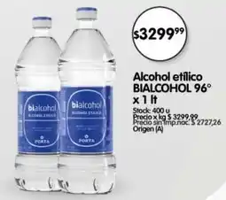 Supermercados Buenos Días Bialcohol 96° alcohol etilico oferta