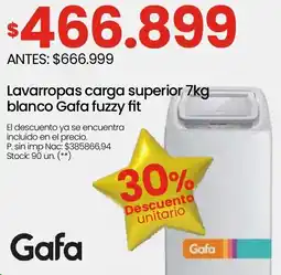 Changomas Gafa Lavarropas carga superior oferta