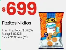 Changomas Nikitos pizzitos oferta
