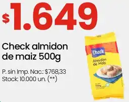 Changomas Check almidon de maiz oferta