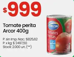 Changomas Arcor tomate perita oferta