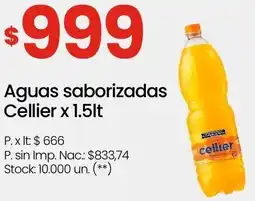 Changomas Cellier aguas saborizadas oferta