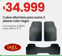 Changomas Iael cubre alfombra para autos oferta