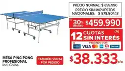 Carrefour Mesa ping pong profesional oferta