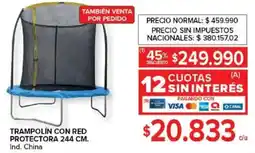 Carrefour Trampolín con red protectora oferta