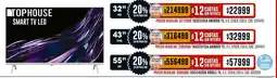 Coto Tophouse smart tv led 32" oferta