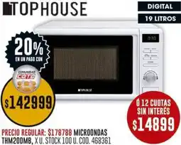 Coto Tophouse microondas smart tv led 43" oferta