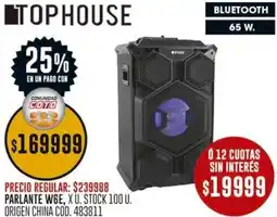 Coto Tophouse parlante oferta