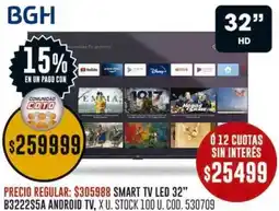 Coto Bgh smart tv led 32" oferta