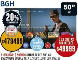 Coto Bgh smart tv led 50" oferta