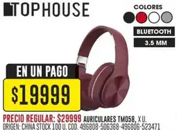 Coto Tophouse auriculares oferta