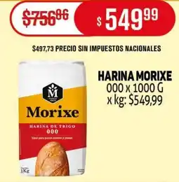 Makro Morixe 000 harina oferta