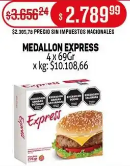 Makro Express medallon oferta