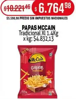 Makro Mccain papas tradicional xl oferta