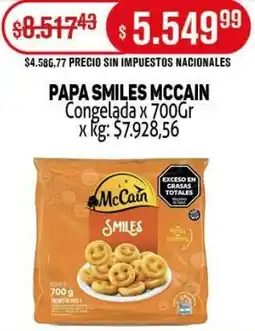 Makro Mccain papa smiles congelada oferta