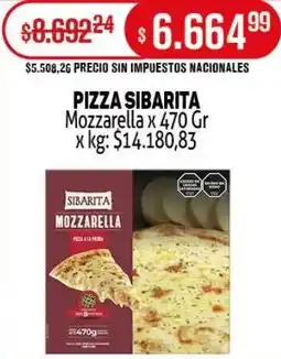Makro Pizza sibarita mozzarella oferta