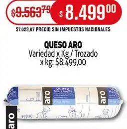 Makro Aro queso variedad oferta