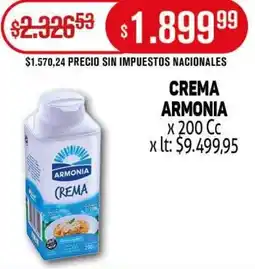Makro Armonia crema oferta