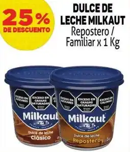 Makro Milkaut dulce de leche repostero/ familiar oferta