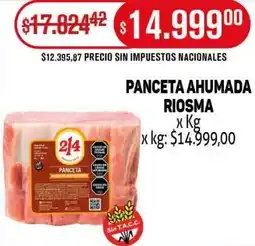Makro Panceta ahumada riosma oferta