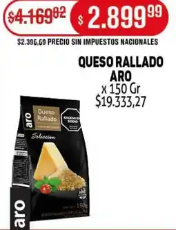 Makro Aro queso rallado oferta