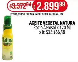 Makro Natura aceite vegetal rocio aerosol oferta