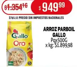 Makro Gallo arroz parboil oferta