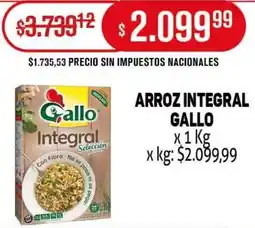 Makro Gallo arroz integral oferta