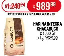 Makro Chacabuco harina integra oferta