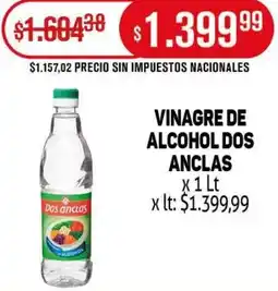 Makro Dos anclas vinagre de alcohol oferta