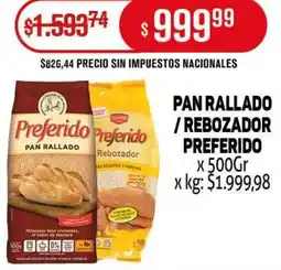 Makro Preferido pan rallado /rebozador oferta