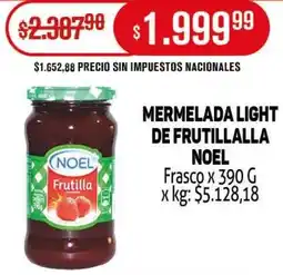 Makro Noel mermelada light de frutillalla frasco oferta